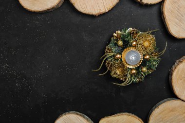 Renkli geleneksel Noel dekorasyon 