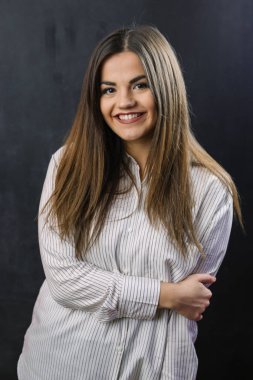 güzel genç Avrupalı kız 