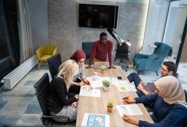 Ofiste çok kültürlü iş takım