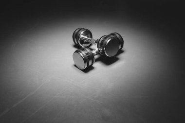 Dumbells jimnastiği fotoğrafı