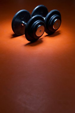 Dumbells fotoğrafı yakın çekim