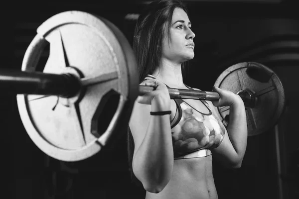 Γυναίκα bodybuilder μυϊκή — Φωτογραφία Αρχείου