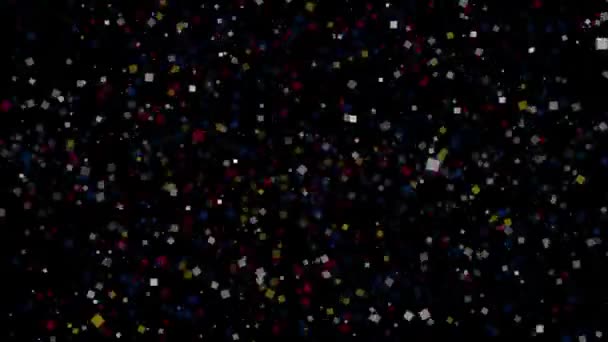 Stan z Colorado celebracja konfetti — Wideo stockowe