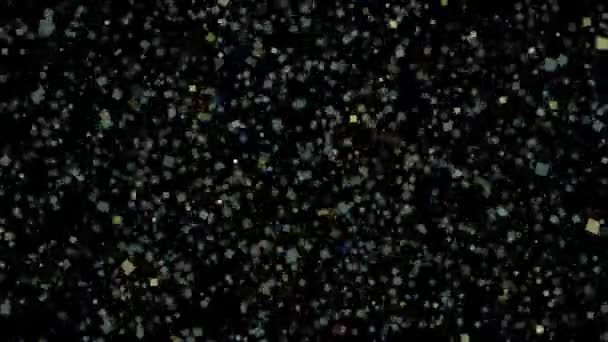 Státu Delaware oslava konfety — Stock video