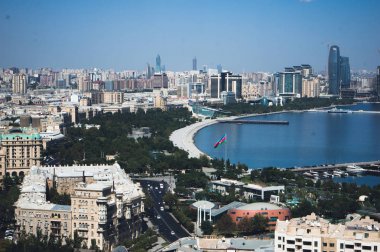 Azerbaycan Bakü Şehir Manzaralı