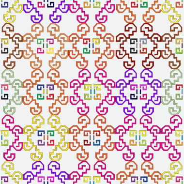 Meksika deseni ile sorunsuz süsleme