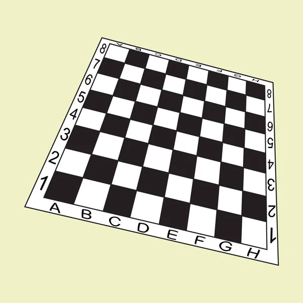 Vektorbild des Schachbretts — Stockvektor