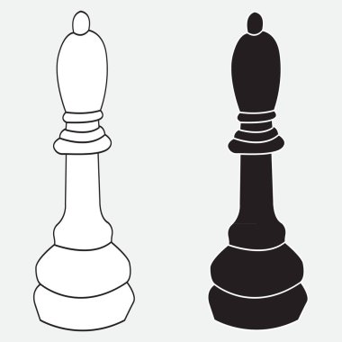 satranç taşları vektör görüntü