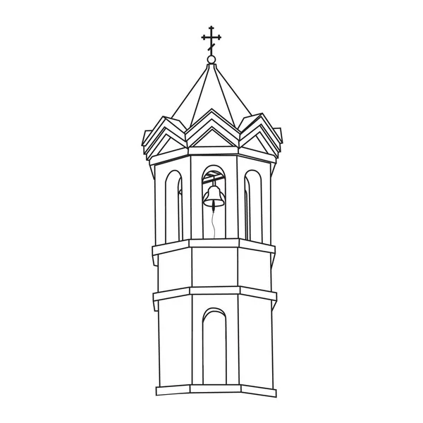 Vektorbild der Kuppel der Kirche — Stockvektor
