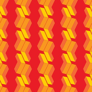 geometrik şekilli kusursuz desen