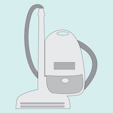 Ev elektrik süpürgesi vektör görüntü