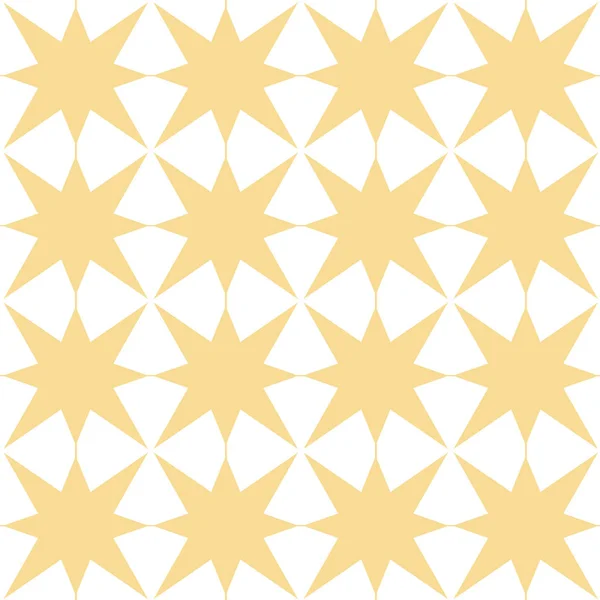 Modèle sans couture avec des figures géométriques et des étoiles à huit branches — Image vectorielle