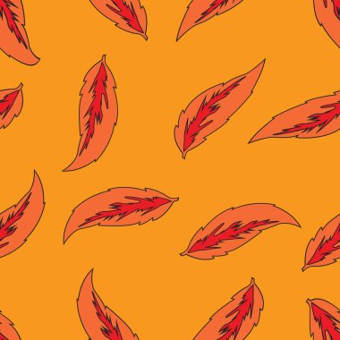 Sonbahar yapraklarıyla kusursuz arkaplan