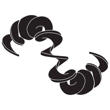 Tek renkli bir bahar simgesiyle