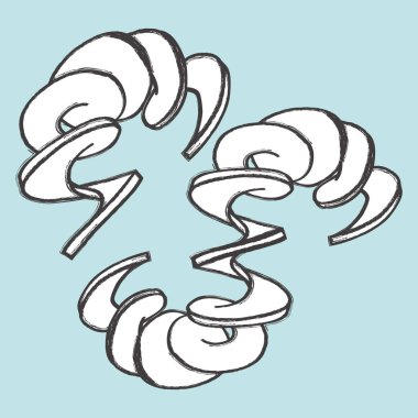 Vektör görüntü metal yaylar