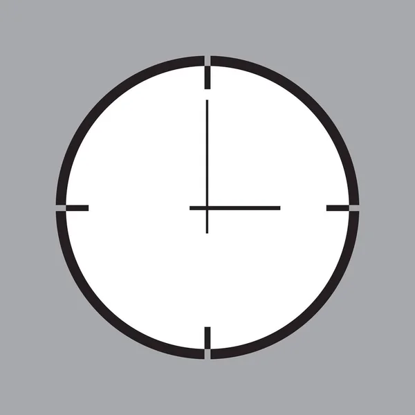 Icono vectorial con símbolo de reloj — Vector de stock