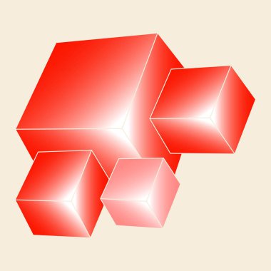 Vektör görüntü tasarımı için geometrik şekiller