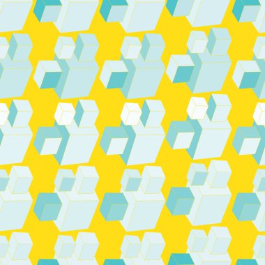 Tasarım için geometrik şekiller ile sorunsuz arka plan