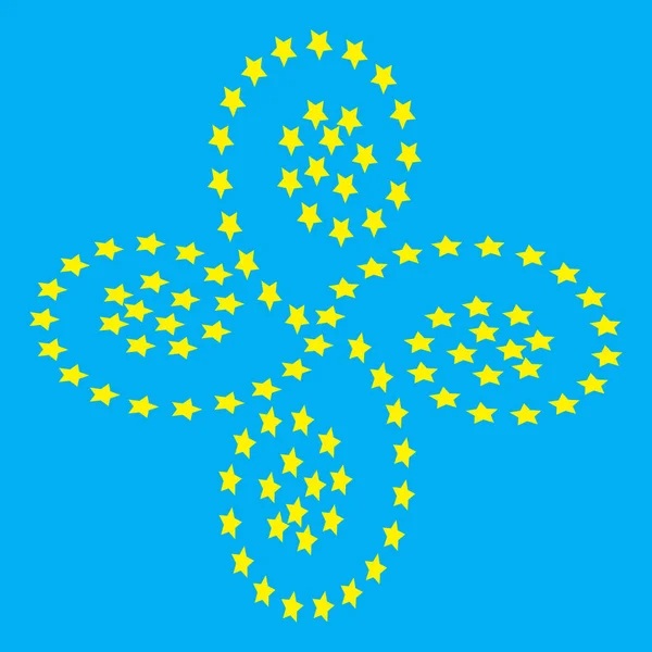 Vektör soyut yıldız desen