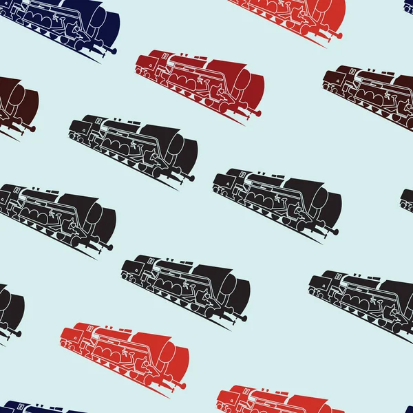 Eski buhar lokomotifler için tasarım ile sorunsuz arka plan