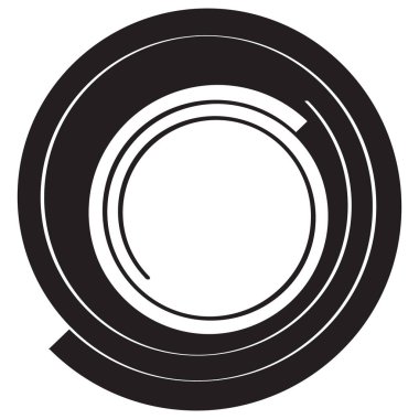 Soyut resim spiraller tasarımı için