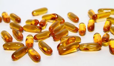 Som balığı karaciğer yağı sağlık Takviyeler için.