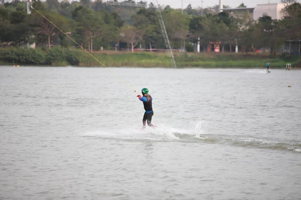 Surfing at the water sports arena. — Stock Photo, Image