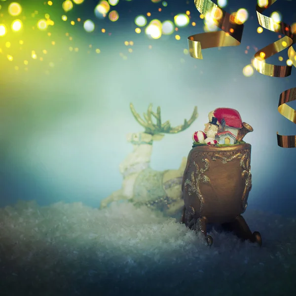 Игрушка Санта Клауса. Время Рождества — стоковое фото
