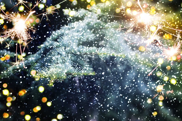 Weihnachtsbaum. Neues Jahr — Stockfoto