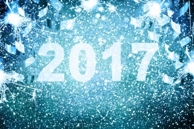 Yeni yıl dekorasyon, Closeup altın arka plan üzerinde