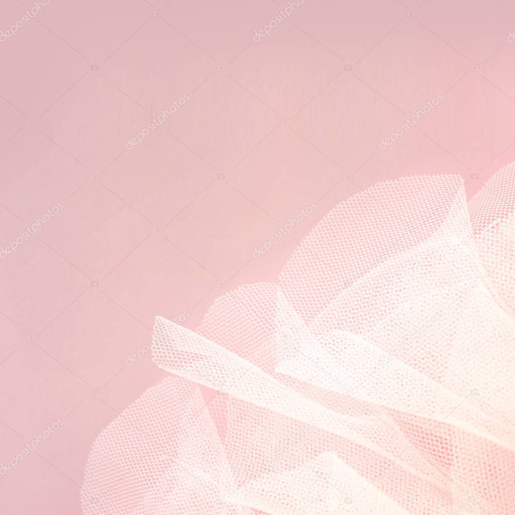 Beautiful abstract tulle background
