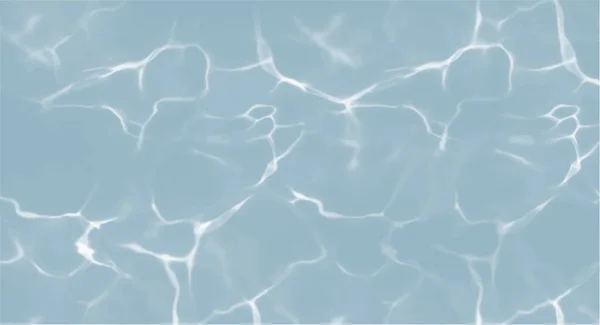 Vektorový Bazén Nebo Oceánské Vody Žíravé Textury Backgroun — Stockový vektor