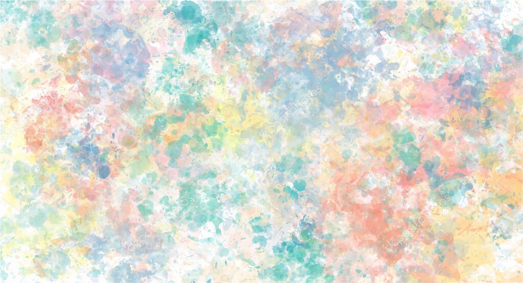 Colorful watercolor background for your design, watercolor background concept, vector
