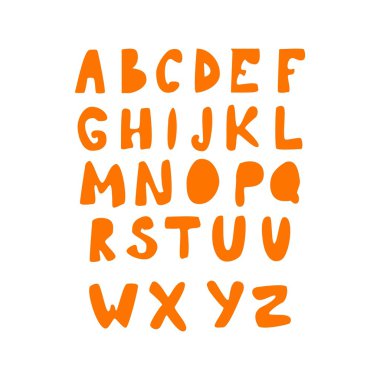 Dijital alfabe seamless modeli. Vektör