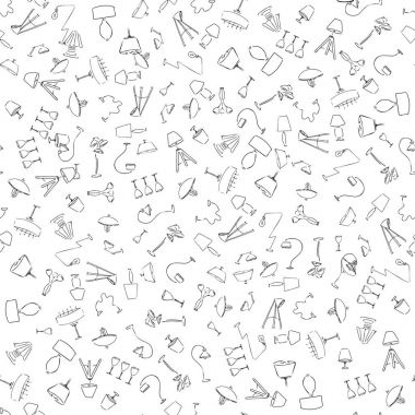 Lamba doodle kroki. Tasarımınız için elle çizilmiş illüstrasyon