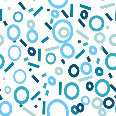 Memphis tarzı seamless modeli küme. modern vektör çizim