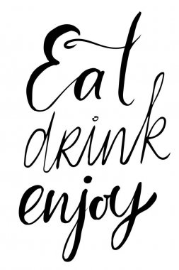 Hayat besindir. Yemek bir sanattır. İyi bir ruh hali iyi besindir. Benim mutfak için dans ediyor.