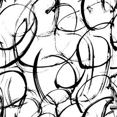 Mürekkep sorunsuz doku. Vektör grunge çizim