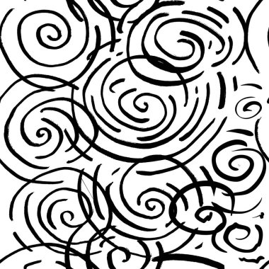 Mürekkep sorunsuz doku. Vektör grunge çizim