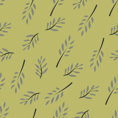 Zeytin brunch ayarlayın. Dijital illüstrasyon