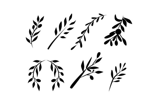 Обед с оливками. Цифровая иллюстрация
