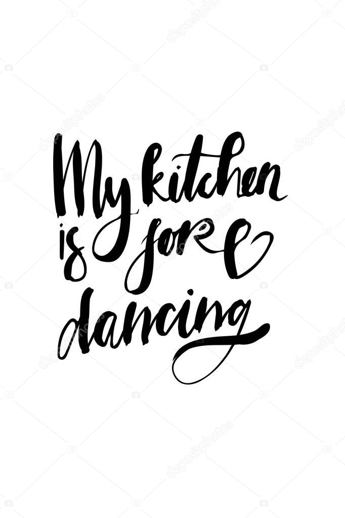 Life is food. Food is an art. Good food is good mood. My kitchen is for dancing.