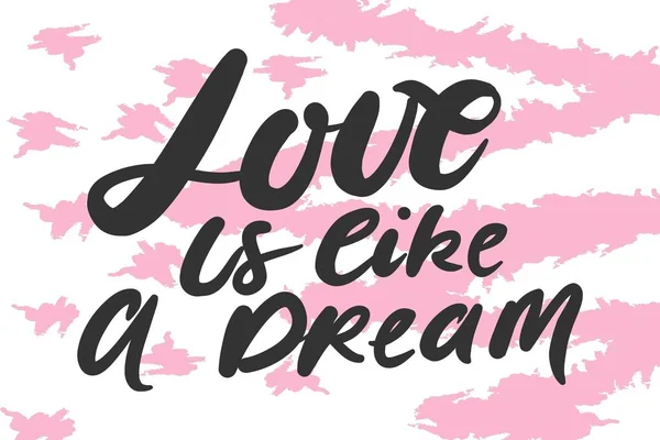 Citações motivacionais sobre o amor. Letras de mão e tipografia personalizada para você —  Vetores de Stock