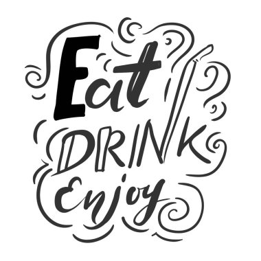 Yazı ve özel tipografi tasarımları için el: t-shirt, çanta, 