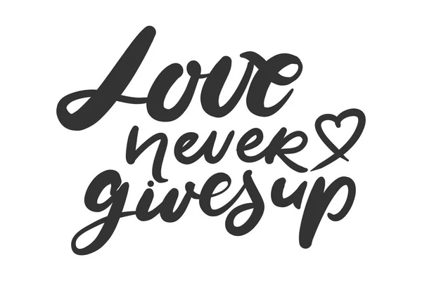 Citas motivacionales sobre el amor. Letras a mano y tipografía personalizada para usted — Vector de stock