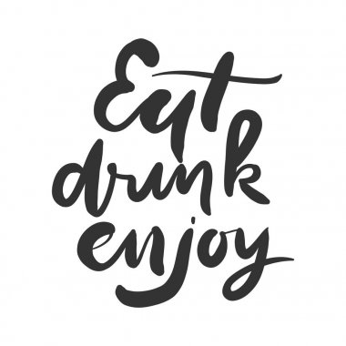 Yazı ve özel tipografi tasarımları için el: t-shirt, çanta, 