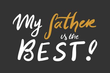  Babamın el yazısı. Kartlar için şablonlar kullanılabilir