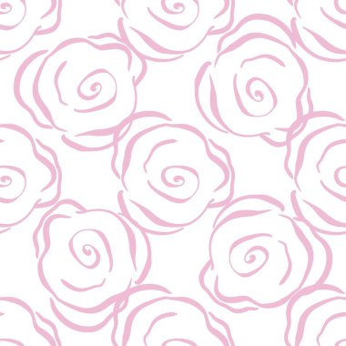 Dikişsiz desen yükseldi. Çiçek desugn.