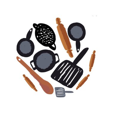 Hand lettering quote for kitchen, cafe or menu