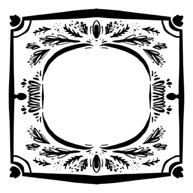 Çerçeve arkaplan, vektör illüstrasyonu 